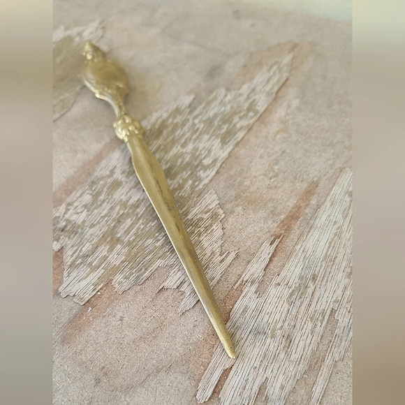 Vintage Brass Letter Opener - Picture 3 of 5